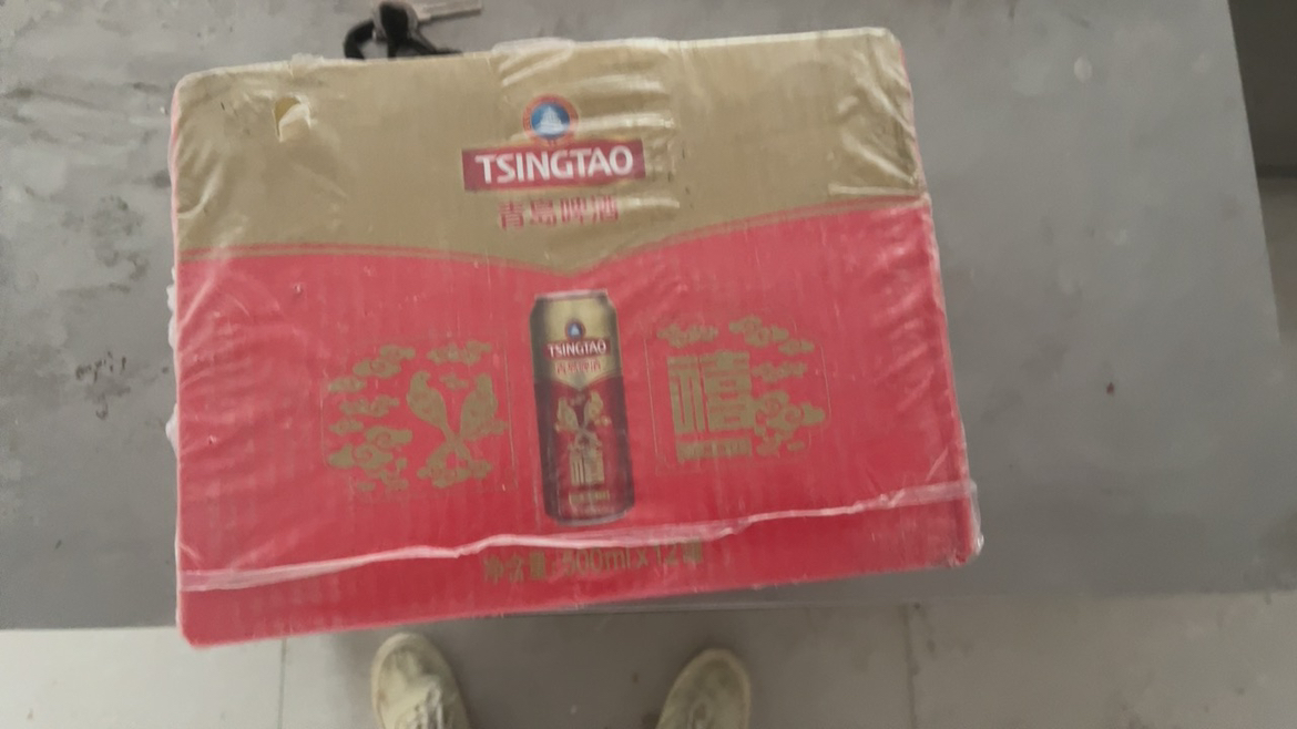 青岛啤酒(TSINGTAO)千禧临门 10度 500ml*12罐整箱装 官方直营晒单图