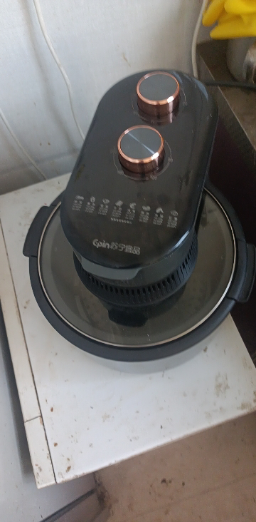 苏宁宜品 空气炸锅 臻润2机械版5.5L大容量可视化无油烟薯条机K02(SNYP-ZGN5L-W02S)晒单图