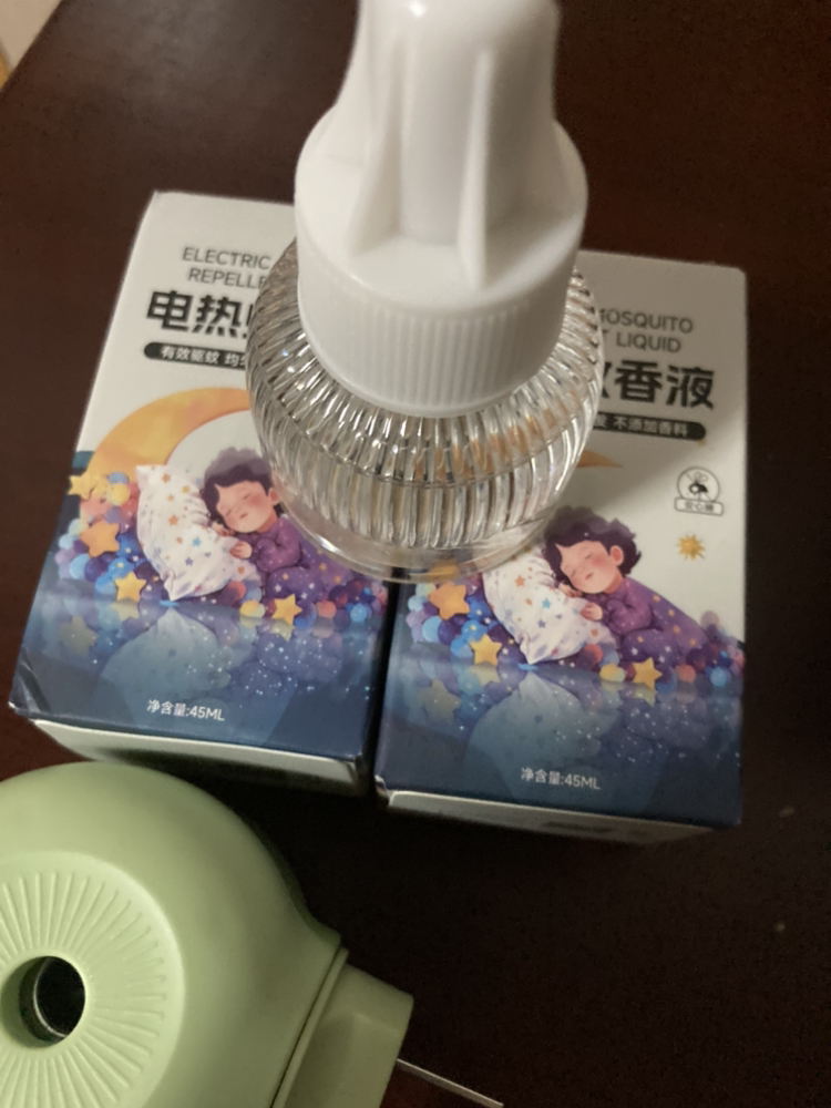 月牙驱蚊器(基础版)绿色1器3液晒单图