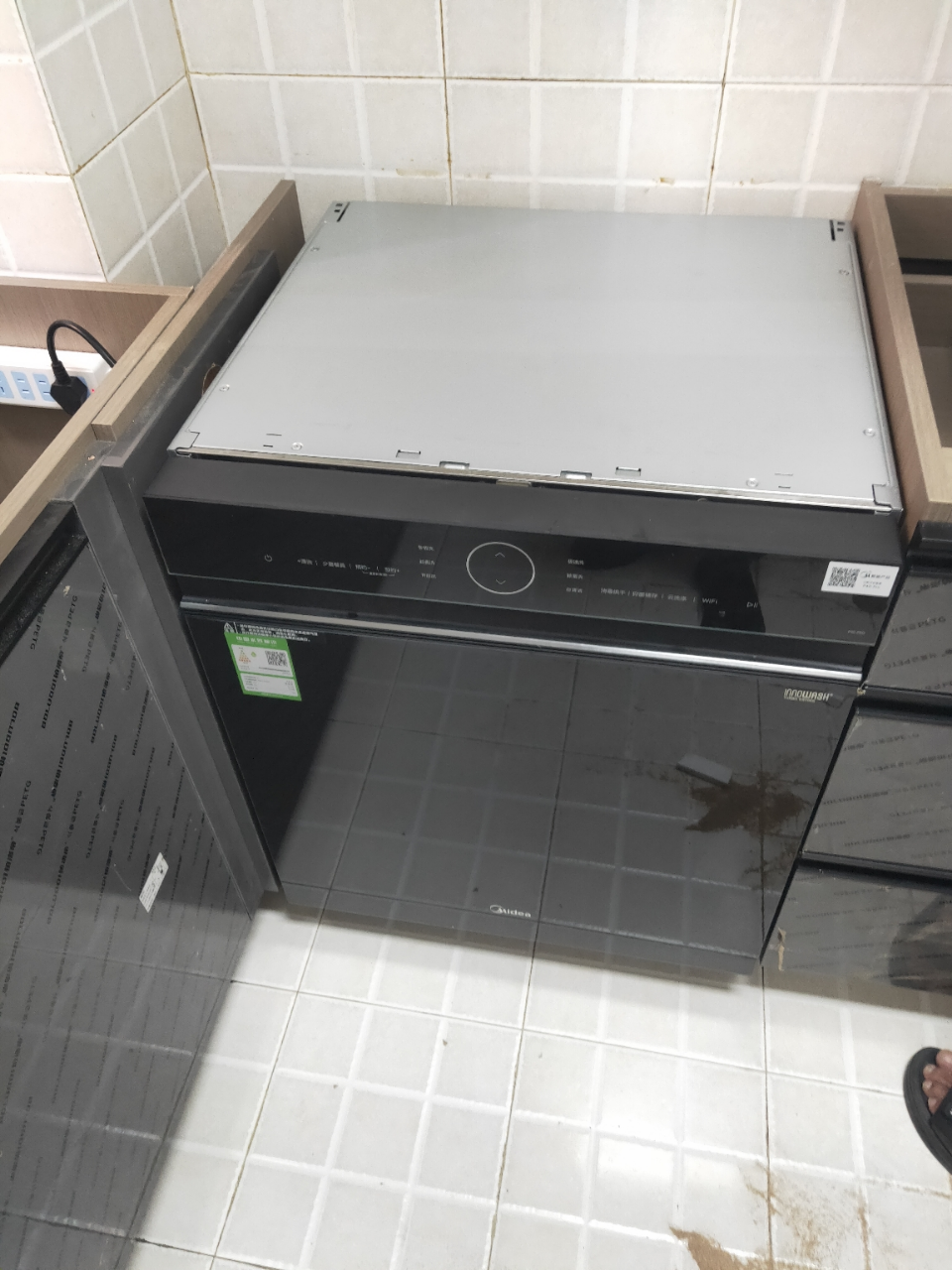 美的(Midea)14套家用嵌入式全自动洗碗机P40-Pro变频热风烘干Ag+抑菌四星级消毒除菌智能WIFI晒单图