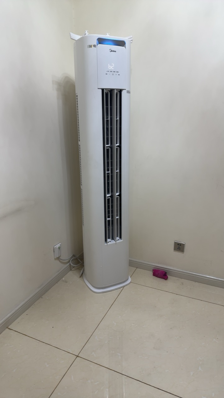 美的(Midea)空调2匹p酷省电新一级能效智能全直流变频冷暖立式柜机节能省电客厅家用KFR-51LW/N8KS1-1P晒单图