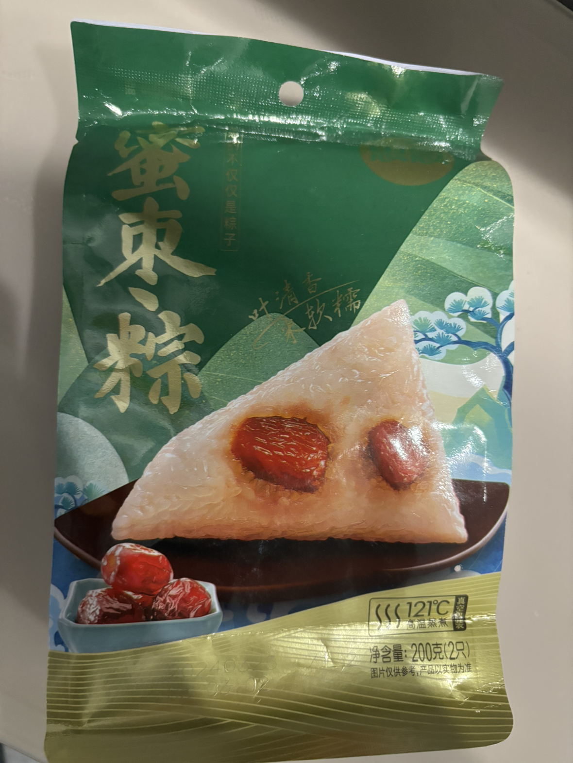 思念粽子蜜枣味200g真空包装(2只)晒单图