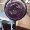 艾美特低噪空气循环扇家用落地电风扇大风力语音智控风扇台立两用 24年新款 紫色晒单图