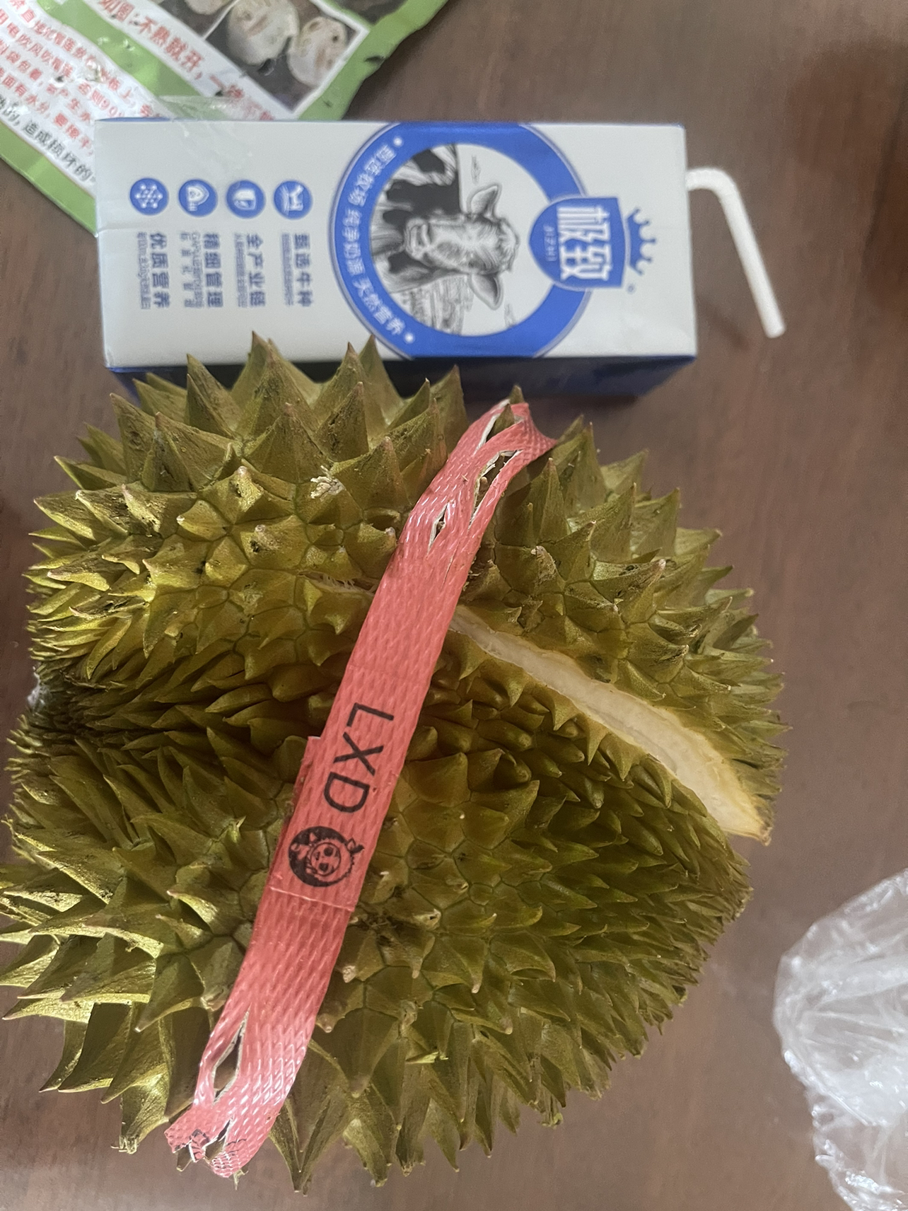 [苏鲜生]泰国新鲜金枕榴莲 进口榴莲 1个装 2-3斤 软糯香甜 新鲜水果 营养丰富晒单图
