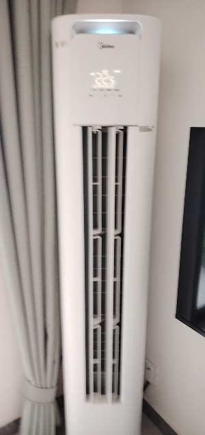 美的(Midea)空调3匹p酷省电新一级能效智能全直流变频冷暖立式柜机节能省电客厅家用KFR-72LW/N8KS1-1P晒单图