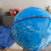 得力(deli)3031 实验器材地球仪旋转世界高清立体办公教学中小学生儿童地球仪办公用品 直径10.6cm晒单图
