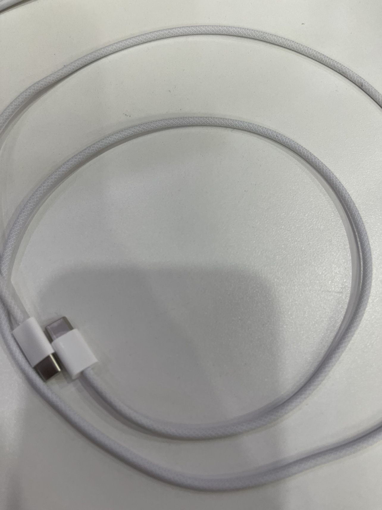 Apple 原装数据线60W 双头USB-C编织充电线 (1米) 充电线快充MQKJ3FE/A适用苹果15和16系列晒单图