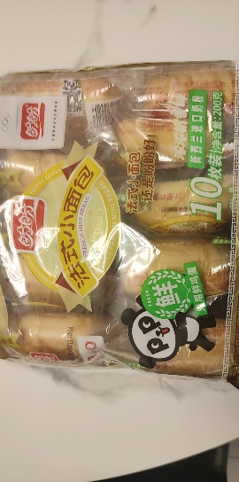 盼盼法式小面包200g/袋(内含10枚)懒人早餐囤货食品抗饿零食充饥夜宵晒单图