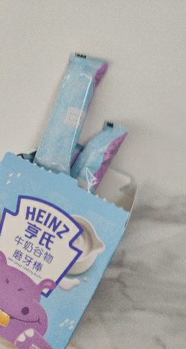 亨氏(Heinz)牛奶谷物磨牙棒64g 适用辅食添加初期以上至36个月 宝宝磨牙棒饼干婴儿辅食宝宝零食无添加儿童营养辅食晒单图