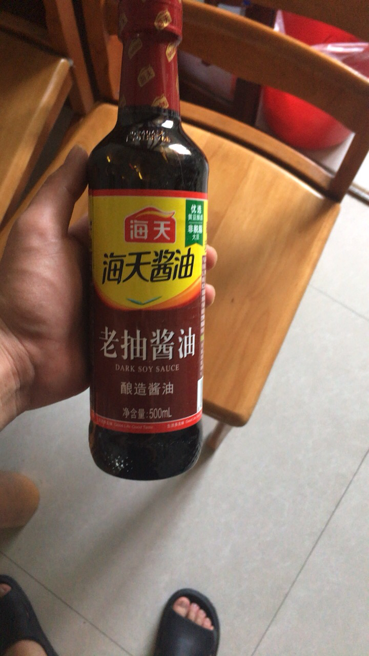 海天老抽酱油500mL(PET瓶)*1+生抽酱油500mL(PET瓶)*1调味组合老抽生抽酱油组合晒单图