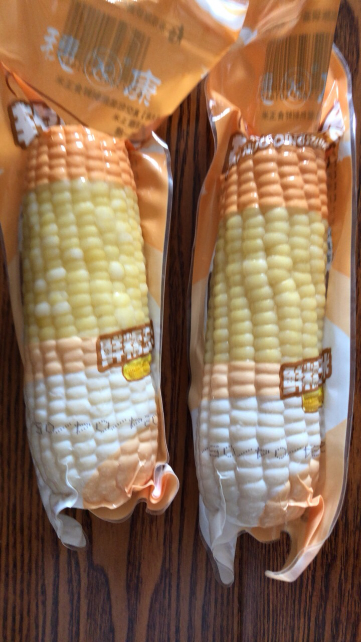 白糯玉米 8支装 230g/支 新鲜糯玉米非转基因玉米真空装晒单图