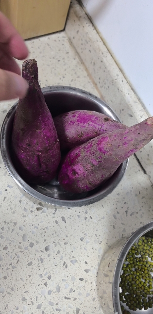 [鲜贝达]精选农家紫薯5斤装沙地红薯地瓜晒单图