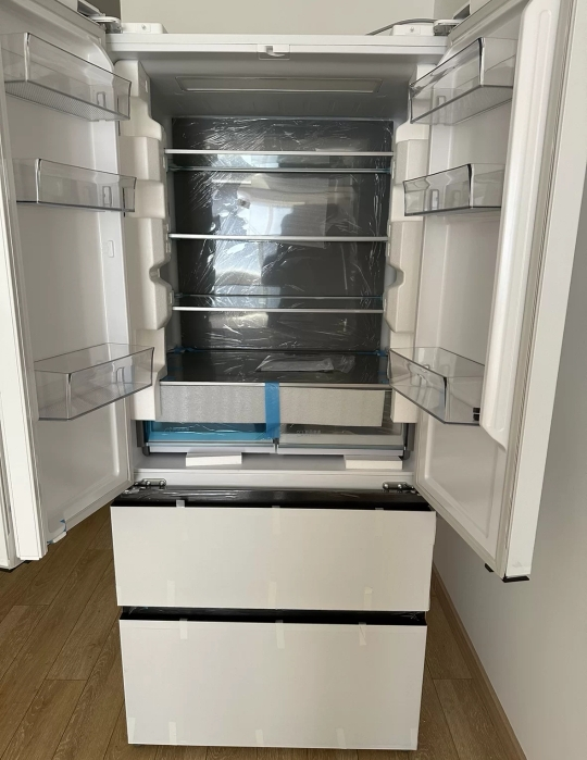 海尔(Haier)500升法式多门冰箱 零距离自由超薄嵌入 EPP超净系统 BCD-500WGHFD4DW9U1晒单图