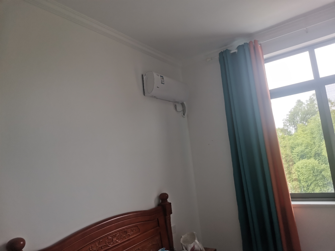 [新能效省电]美的空调风酷1.5匹p壁挂式冷暖变频智能家用节能卧室客厅除湿自清洁挂机KFR-35GW/N8XHC3晒单图