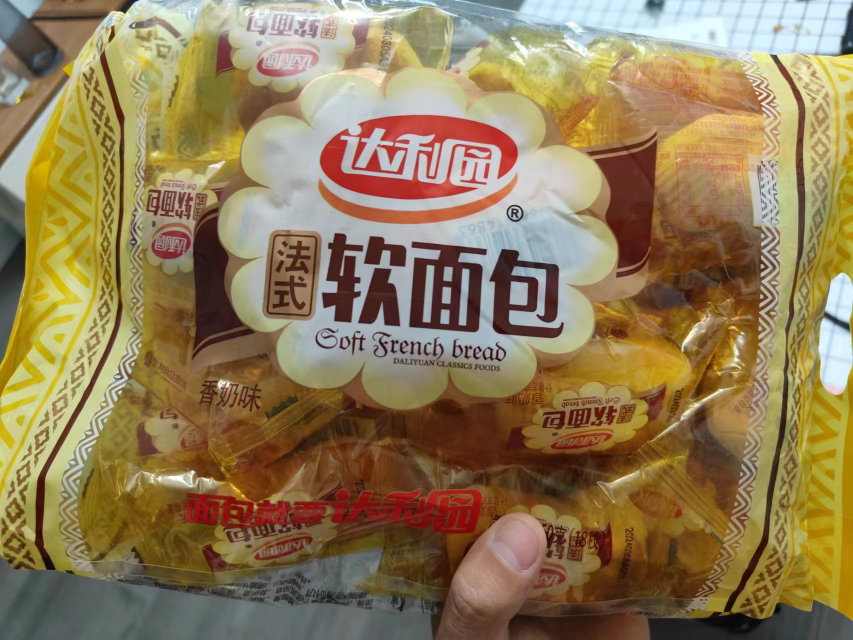 达利园香奶味法式软面包360g袋装(18枚)早餐面包零食点心晒单图