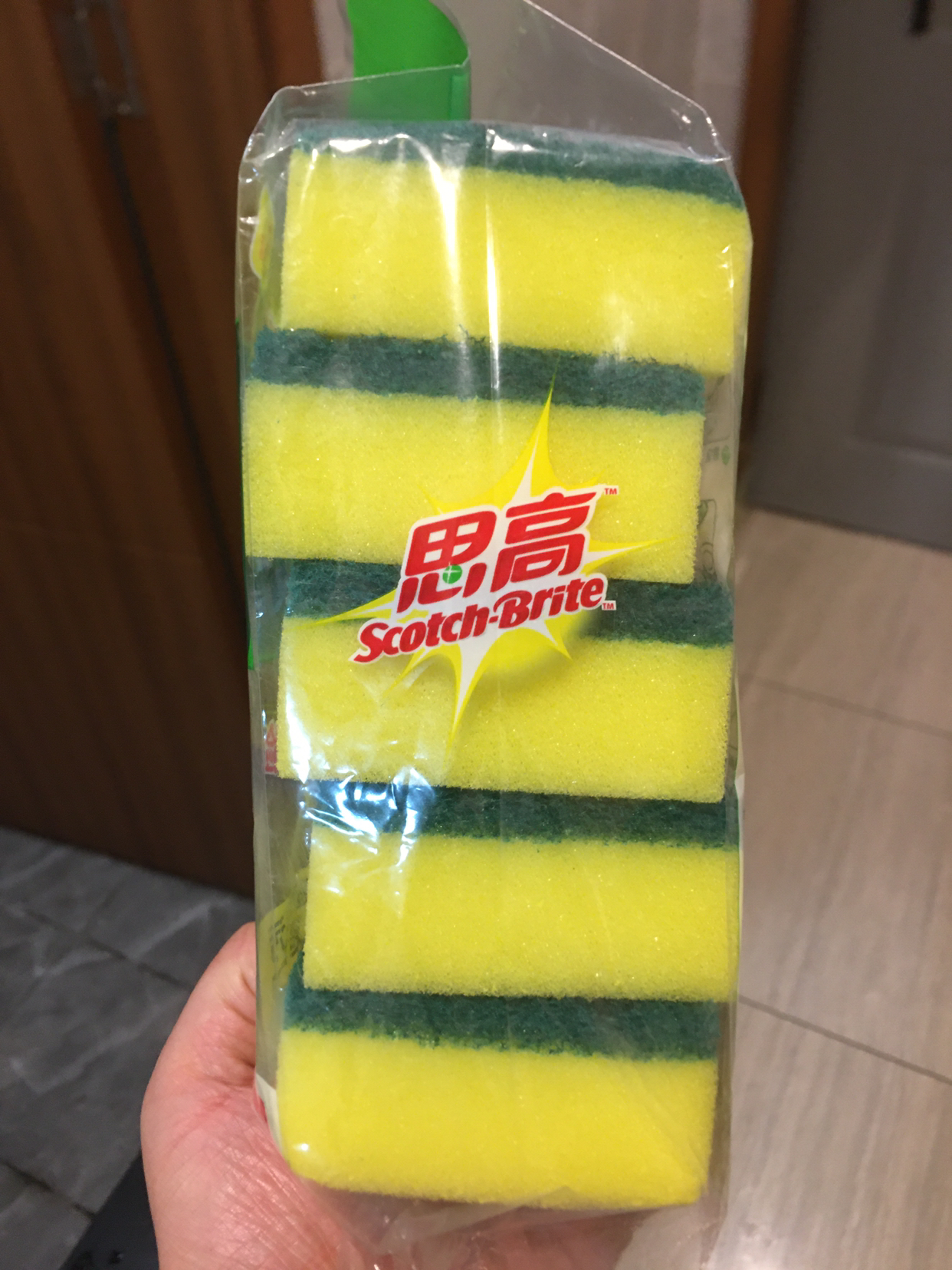 3M 1包 5片海绵百洁布厨房刷锅刷碗洗碗布吸水洗碗擦清洁布清洁巾厨房晒单图