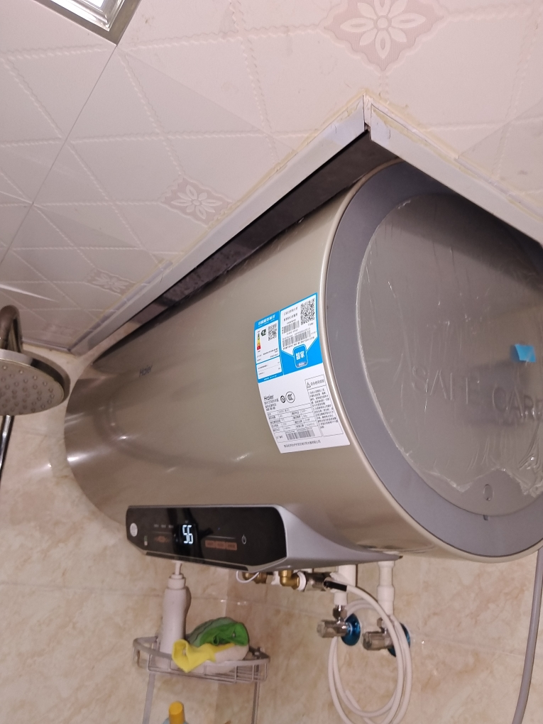 海尔(Haier)80升电热水器 EC8002-MG3U1 3300W变频速热 金刚无缝内胆 镁棒免更换 一级能效节能晒单图