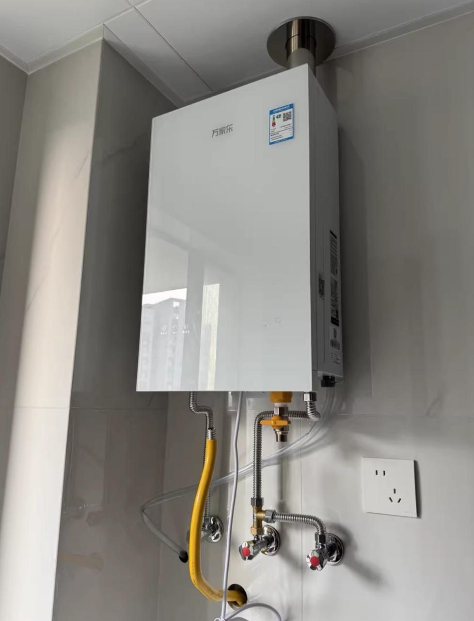 万家乐SQ30-16L5(F)*12T天然气强排式燃气快速热水器 玻璃玉石白晒单图