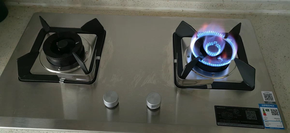 华帝(vatti)燃气灶天然气灶家用台嵌两用双眼灶台不锈钢面板5.2kW猛火换灶不改孔i10065A(液化气咨询客服)晒单图
