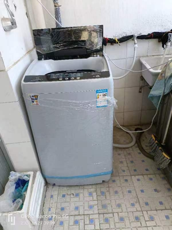小鸭12公斤全自动洗衣机家用波轮大容量出租房宿舍公寓用洗脱一体带甩干 一键脱水 桶自洁晒单图