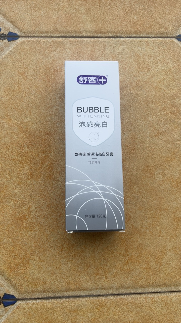 舒客泡感深洁亮白牙膏(竹炭薄荷)120g 绵密泡沫 进口活性炭 深层吸附清洁 谷物亮白精华 美白牙齿 清新口气晒单图