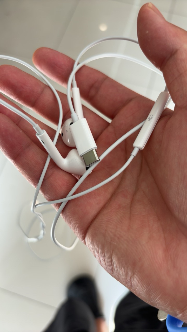 苹果Apple原装 采用USB-C 接头的 EarPods 有线耳机 适用于iPhone15系列和16系列 JY3晒单图