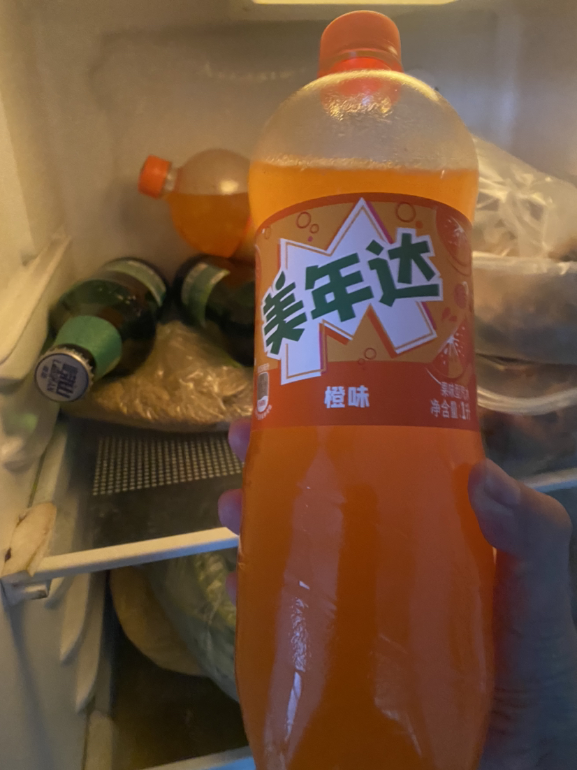 百事可乐 美年达汽水 碳酸饮料 1L*2瓶 (新老包装随机发货) 百事出品晒单图