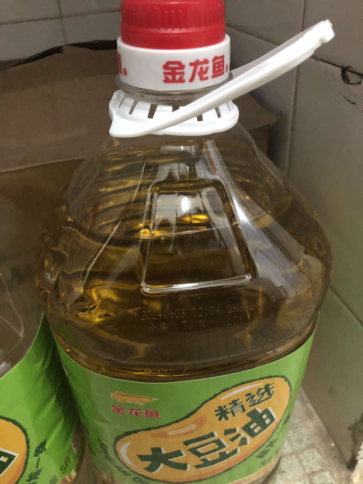 金龙鱼精选大豆油5L*1桶家用炒菜烹饪植物食用油大豆油晒单图