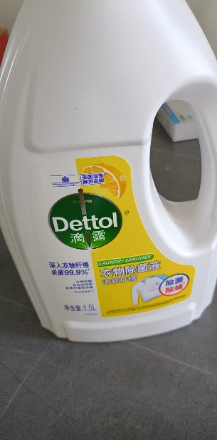 Dettol滴露清新柠檬衣物除菌液1.5L晒单图