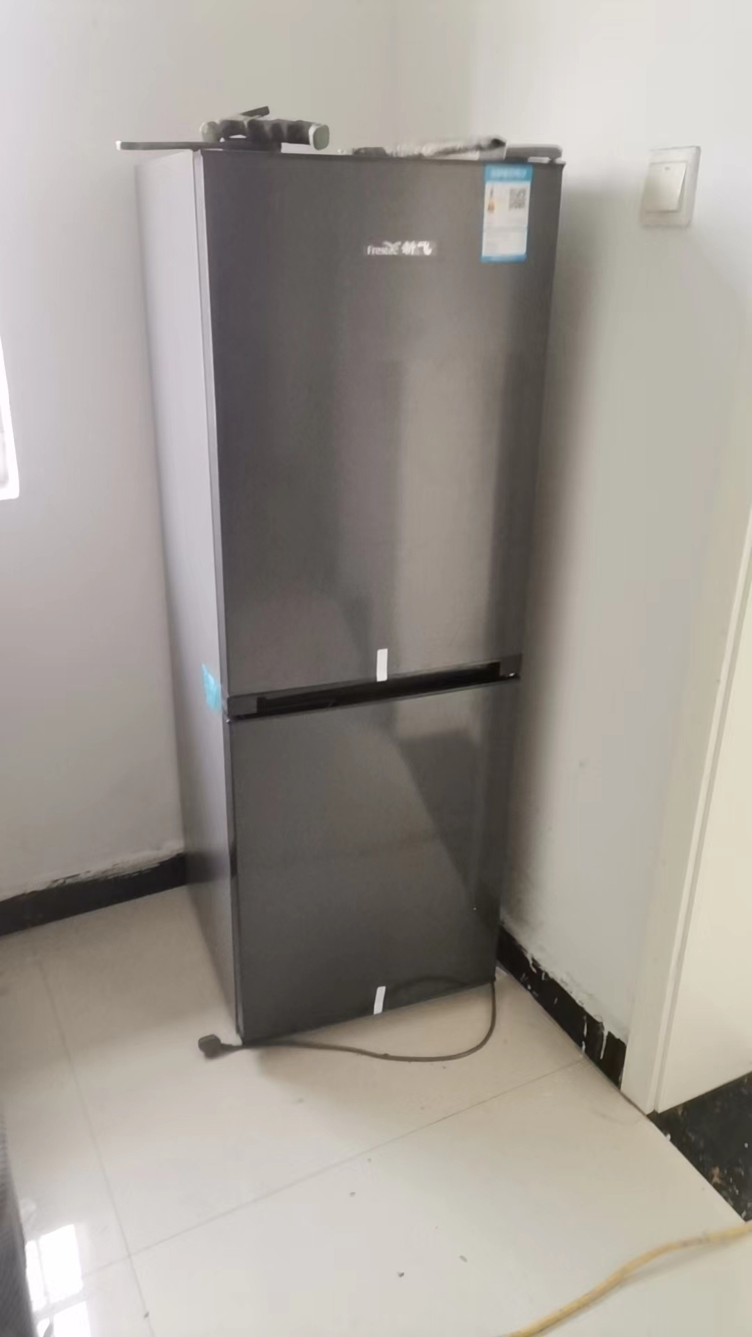 新飞(Frestec)175升双开门冰箱小型家用出租房独立两门三温软冷冻储鲜冰箱冷冻宿舍低能耗BCD-175K2CT晒单图