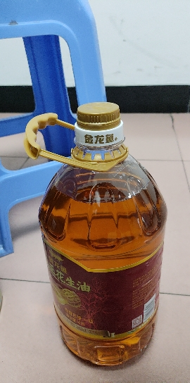 金龙鱼纯正花生油4L/瓶 大桶装食用油物理压榨一级植物油粮油4升晒单图