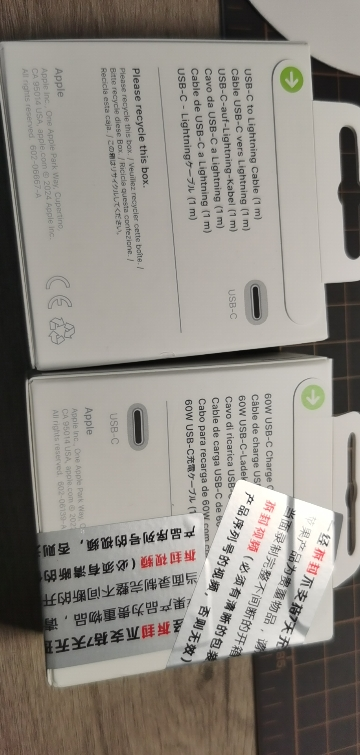 Apple 原装数据线60W 双头USB-C编织充电线 (1米) 充电线快充MQKJ3FE/A适用苹果15和16系列晒单图