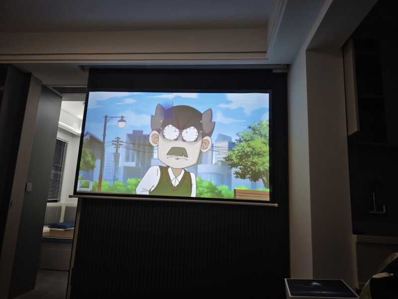 [全自动对焦+封闭光机]智越家投影仪家用家庭影院4K全超高清1080P投影仪安卓苹果手机同屏/投屏WiFi晒单图