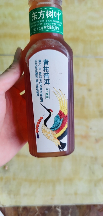 农夫山泉 东方树叶青柑普洱茶复合茶饮料500ml*15瓶 整箱无糖饮料晒单图