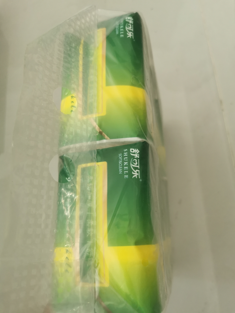 [6包装]舒可乐抽纸四层加厚420张大号餐巾纸大尺寸擦手纸家庭实惠装晒单图