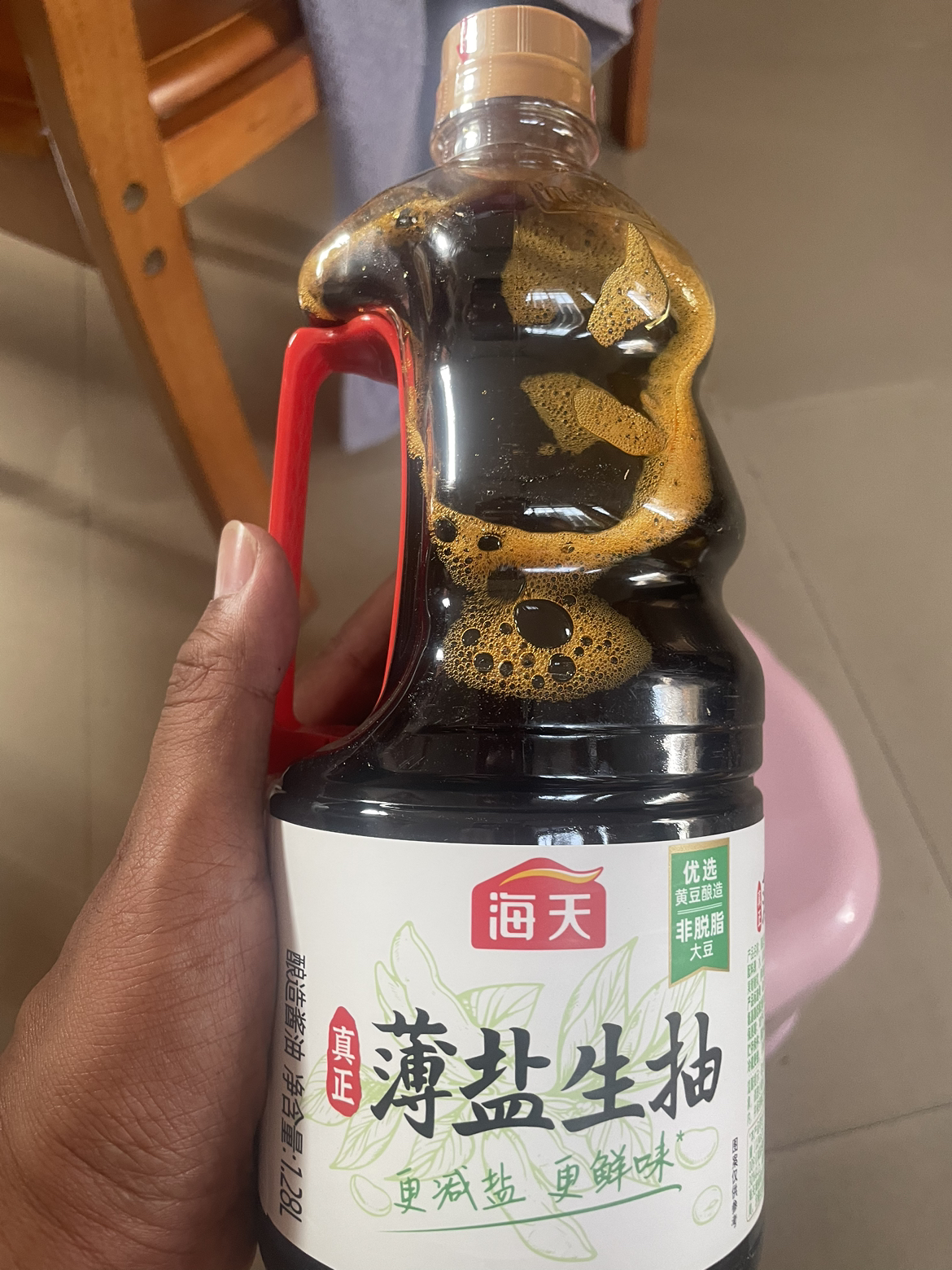 海天薄盐生抽1.28L晒单图