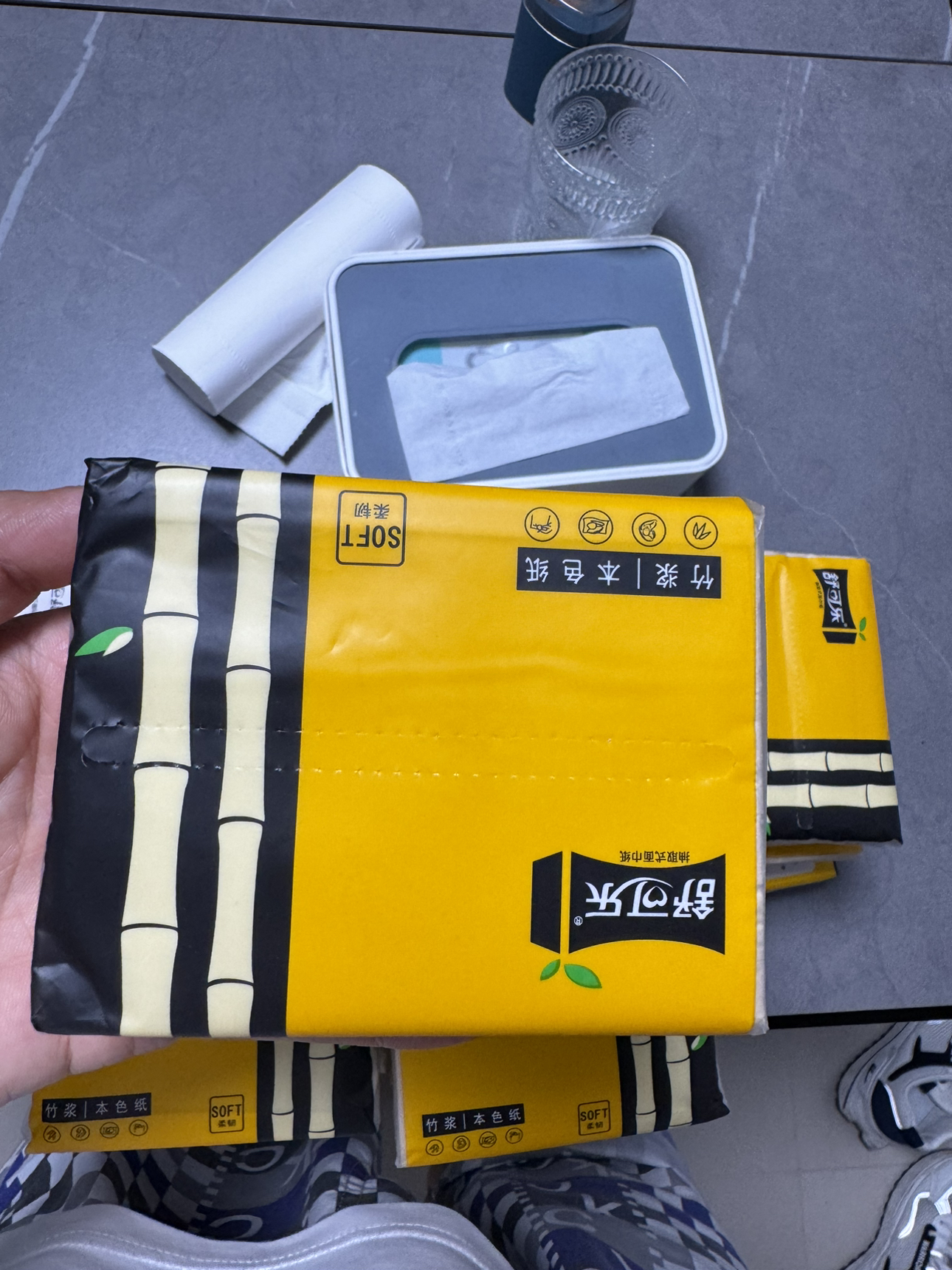 [18包装]舒可乐纸巾抽纸家用整箱实惠装餐巾纸卫生纸面巾纸抽婴儿擦手纸晒单图