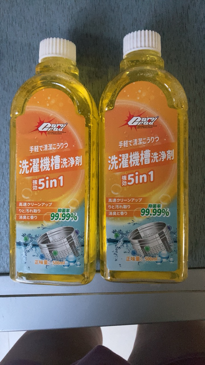 洗衣机槽清洗液500ml*2瓶洗衣机清洗剂 滚筒波轮全自动洗衣机槽洗涤剂除垢清洁片块12片/盒晒单图