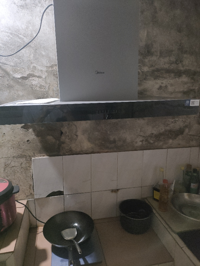 美的(Midea)家用抽油烟机欧式顶吸22立方大吸力排烟机吸油烟机自动清洗防碰头设计挥手APP智能控制TN306晒单图