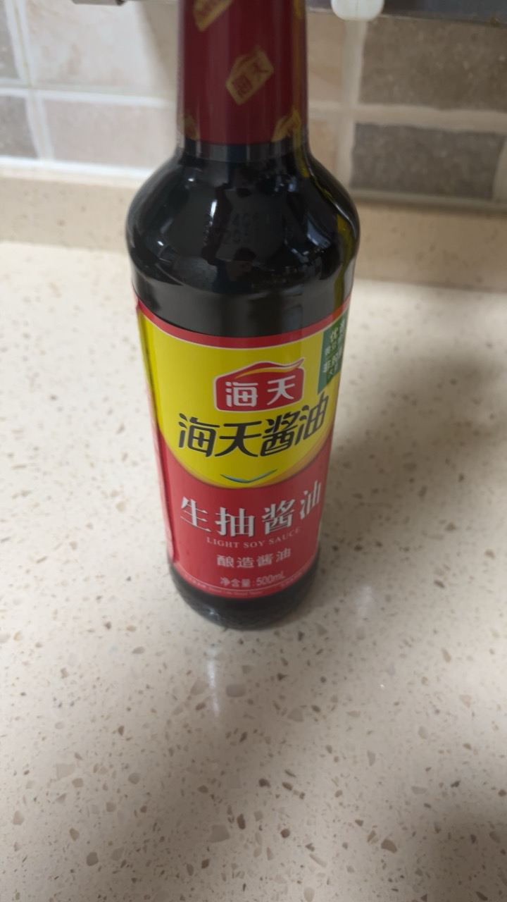 海天生抽酿造健康酱油调味品原料调料500ml/1瓶装家用黄豆酿酱油苏宁宜品推荐晒单图