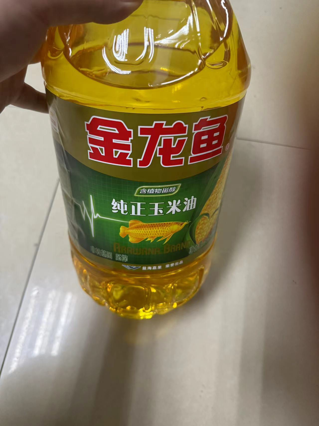 金龙鱼纯正玉米油5L/桶非转基因压榨植物油 炒菜食用油大桶装家用 T晒单图