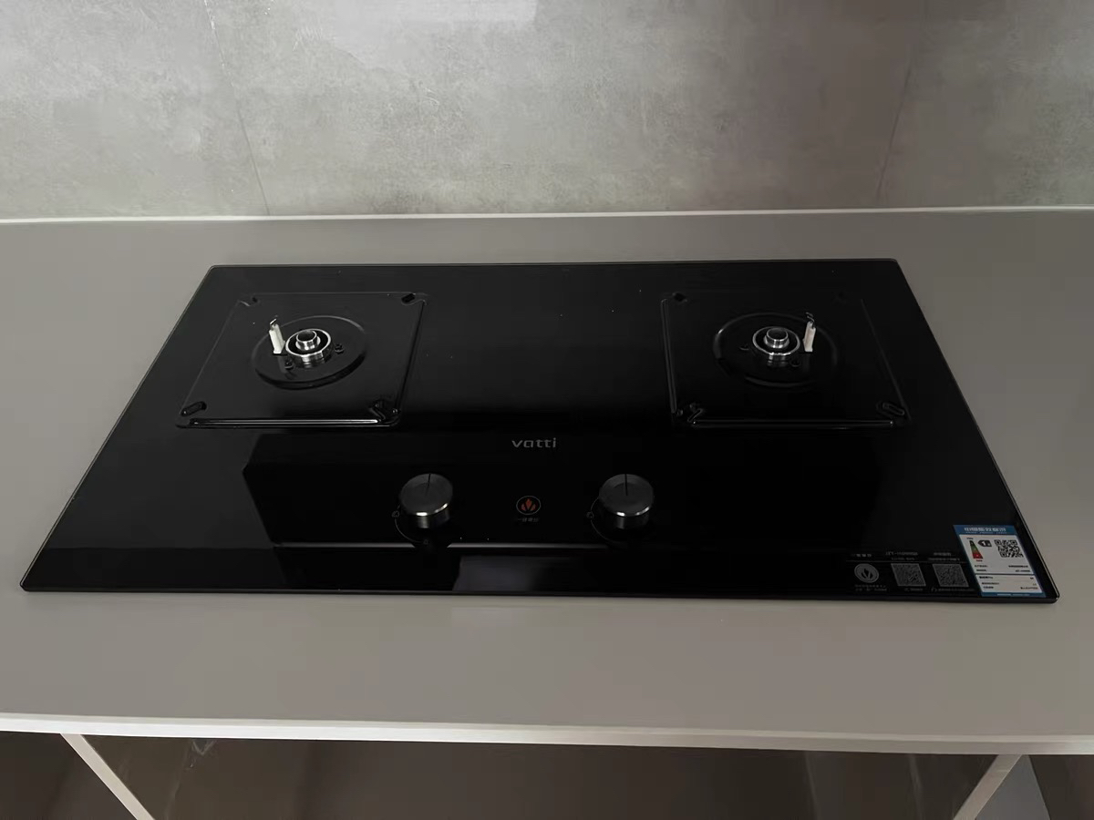 华帝(vatti)5.5KW燃气灶天然气双眼灶具 一键爆炒家用猛火 嵌入式充电/电池两用全进风玻璃灶台i10095B晒单图