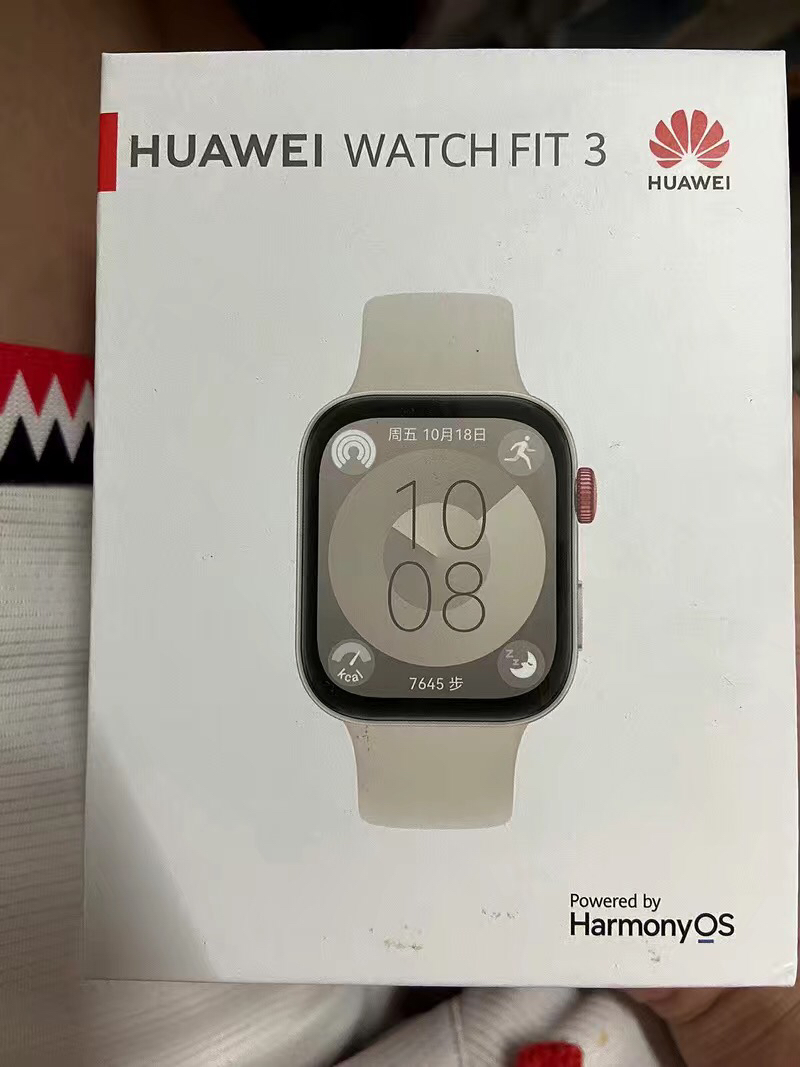 华为/HUAWEI WATCH FIT 3 智能手表 月光白 轻薄大屏 运动减脂 长续航 蓝牙通话 运动手表 情侣手表 华为fit2 升级晒单图