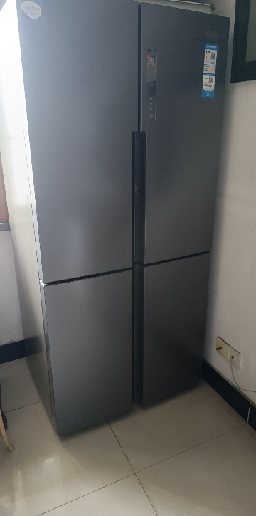 海尔/haier 535L十字对开四门大容量电冰箱 1级变频 风冷无霜智能 超薄嵌入BCD-535WGHTDD9G9U1晒单图