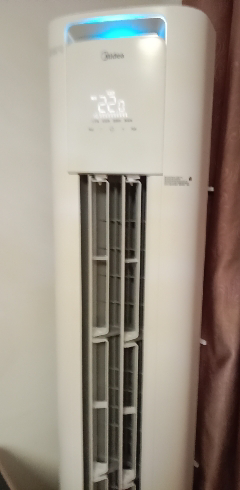 美的(Midea)空调3匹p酷省电新一级智能全直流变频冷暖立式柜机节能省电客厅家用圆柱KFR-72LW/N8KS1-1P晒单图