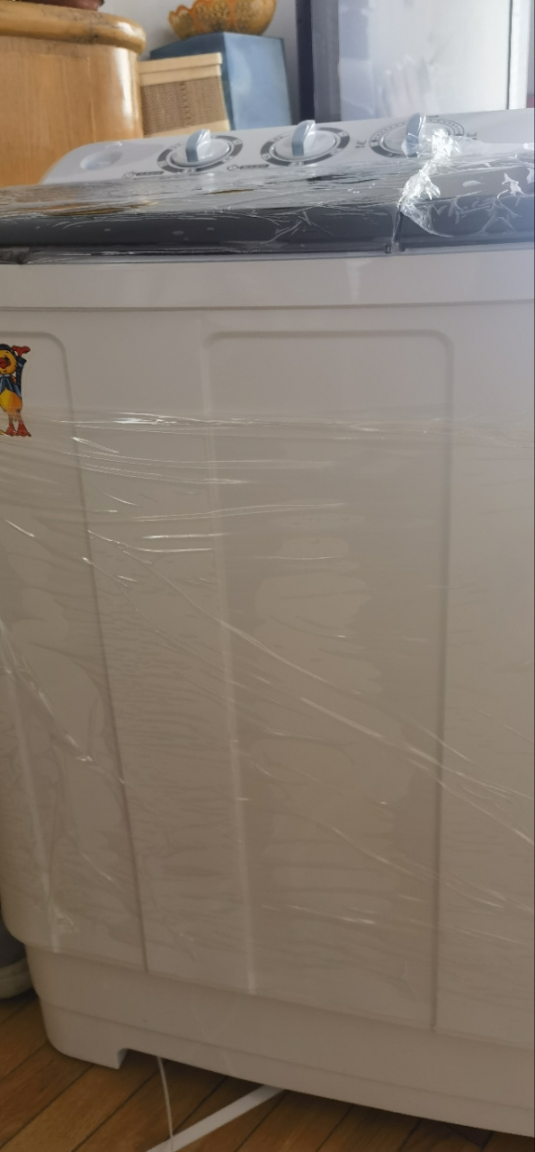 小鸭8.5公斤双桶洗衣机半自动双缸双筒家用租房宿舍小型迷你老式带甩干洗脱一体特价晒单图