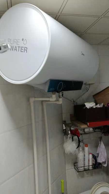 美的电热水器60升储水式 3300W变频 终身免换镁棒省钱 安全零电洗一级节能 智能家电 F6032-JA5(HE)晒单图