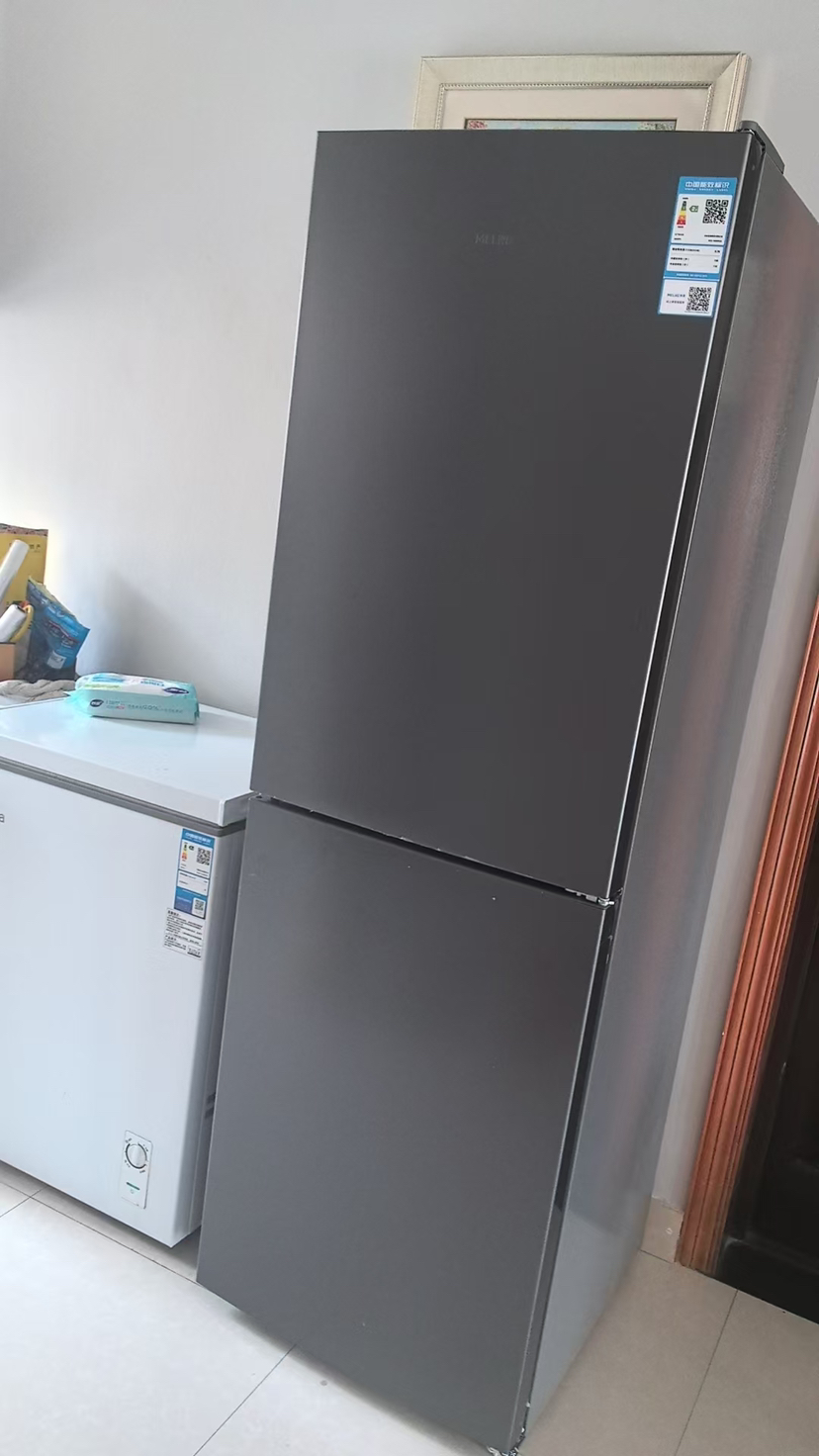 美菱308升双门冰箱自营 59.5cm窄机身大容量风冷无霜净味家用两门电冰箱以旧换新消费补贴BCD-308WECX晒单图