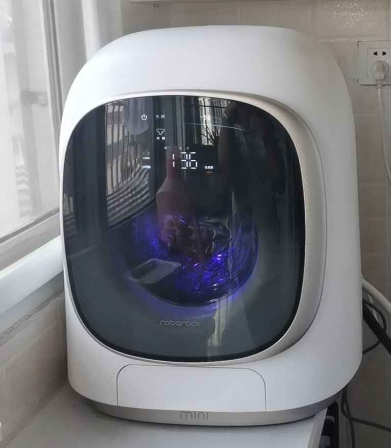 石头M1分子筛迷你洗烘一体机星月金洗烘一体家用小型小尺寸1kg公斤滚筒儿童婴儿内衣全自动洗衣机晒单图
