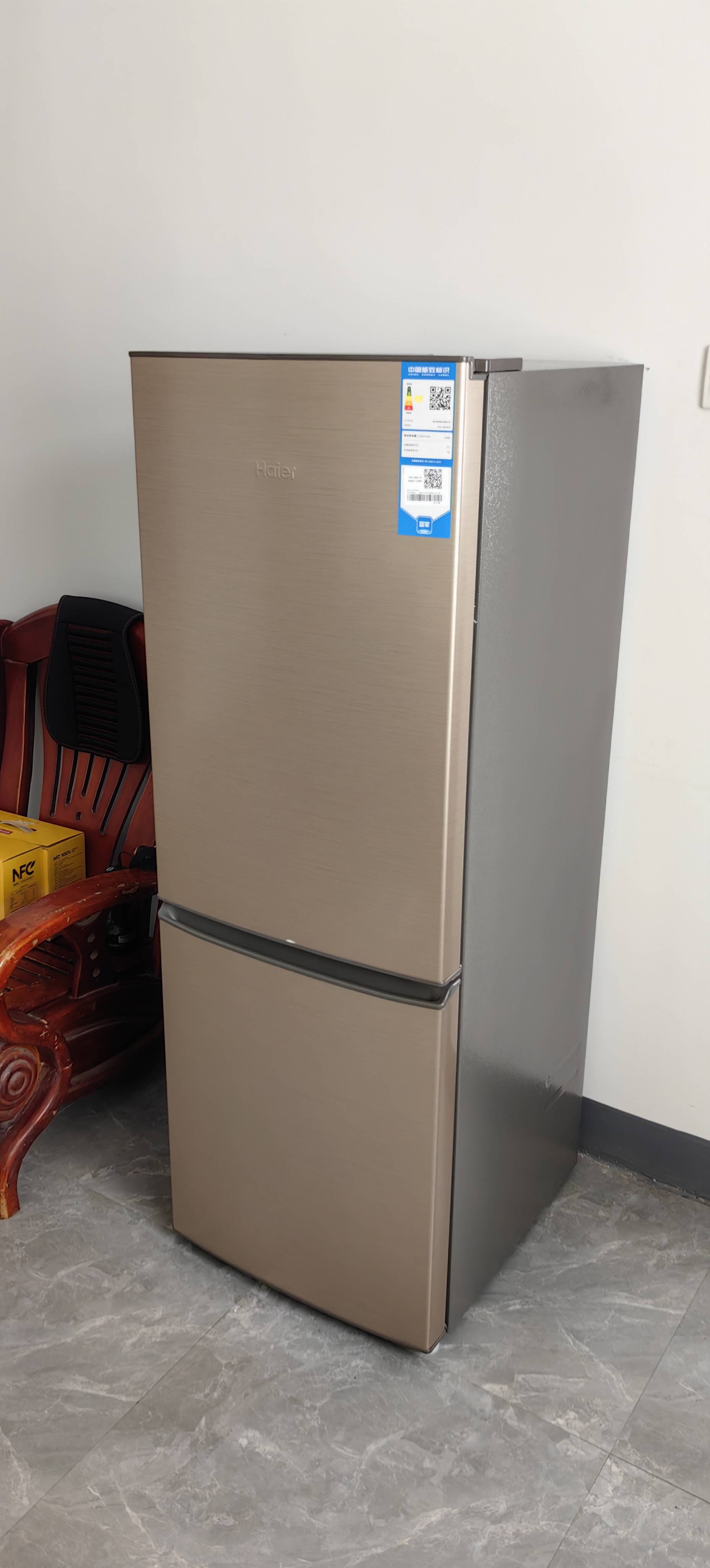 海尔(Haier)冰箱双门小型家用180升宿舍出租房小型两门电冰箱 180TMPS晒单图